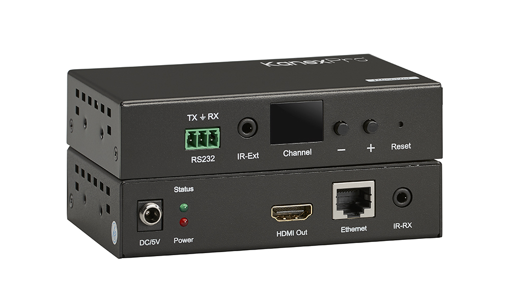 NetworkAV™ H.264 HDMI® Receiver over IP w/ POE & RS-232