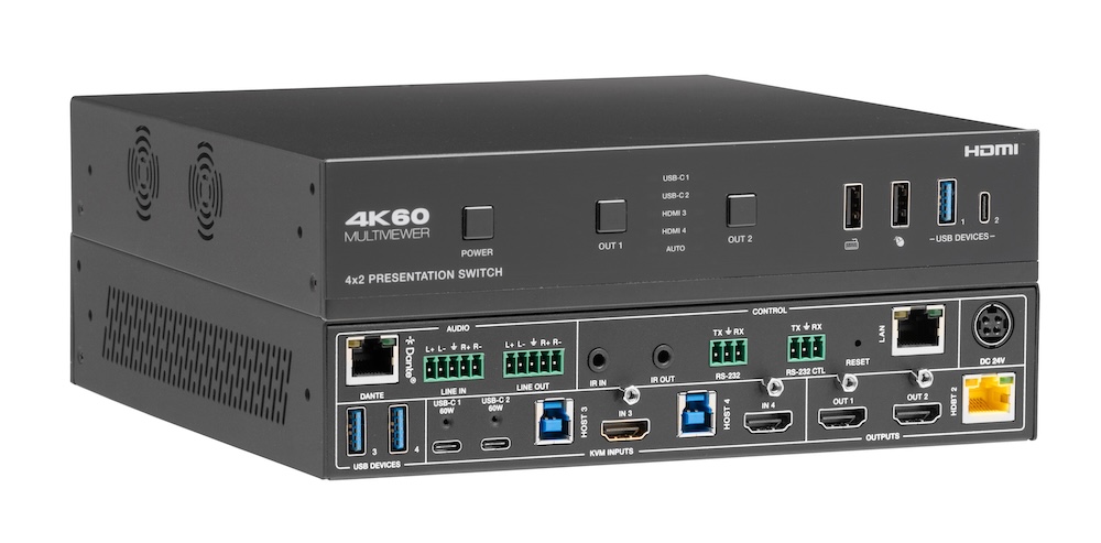 KCEIVE 4ポート HDMIスイッチャー Switch between four HDMI video
